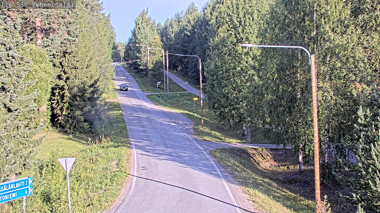 Weather Camera Image Road 536 Kuopio, Vehmersalmi, Kuopio, Pohjois-Savo