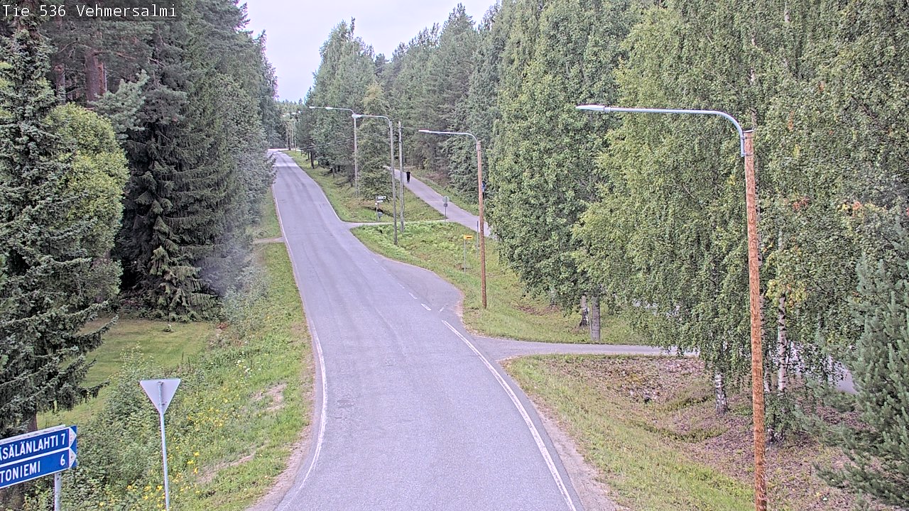Weather Camera Image Road 536 Kuopio, Vehmersalmi, Kuopio, Pohjois-Savo