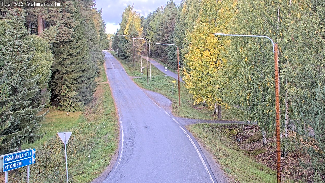 Weather Camera Image Road 536 Kuopio, Vehmersalmi, Kuopio, Pohjois-Savo