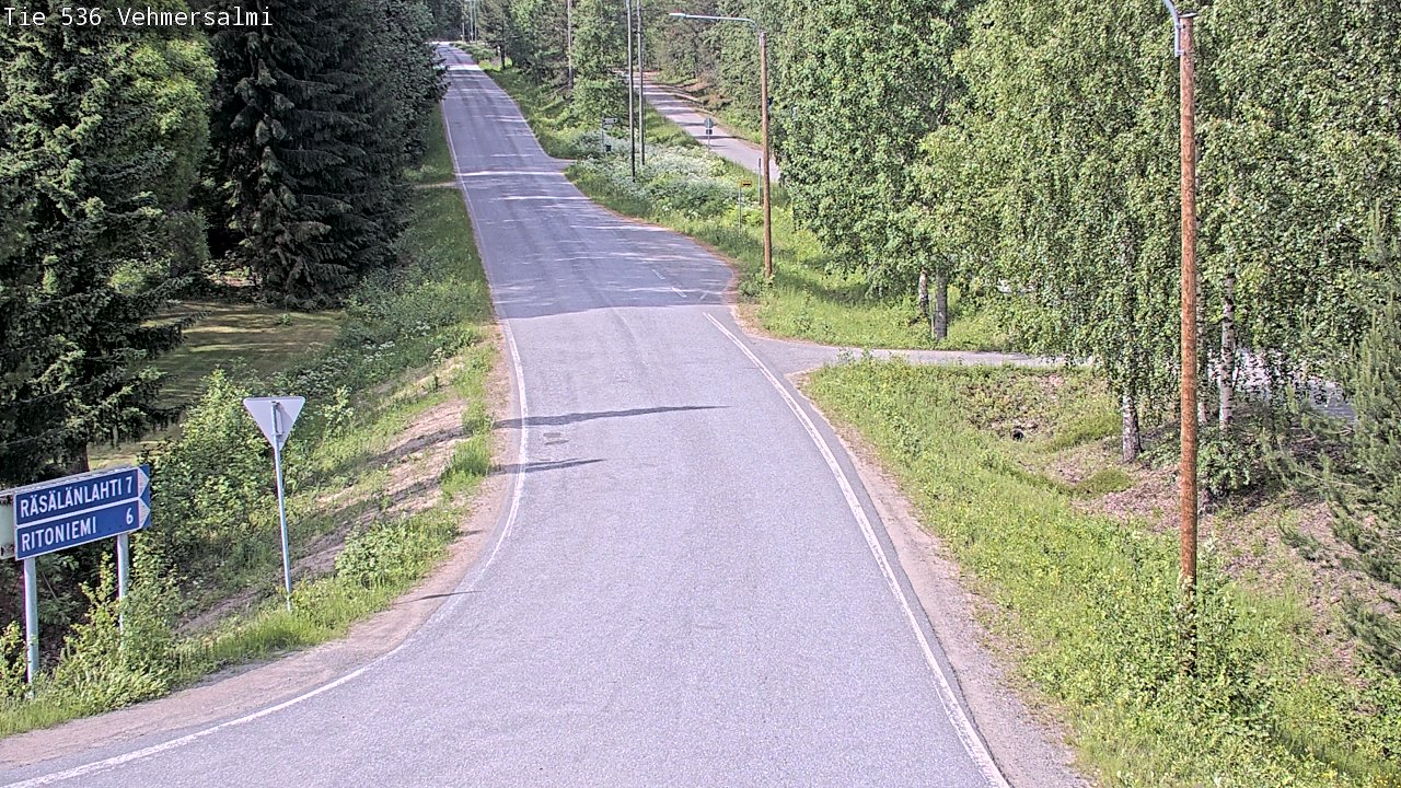 Kelikamerat Kuva Tie 536 Kuopio, Vehmersalmi, Kuopio, Pohjois-Savo