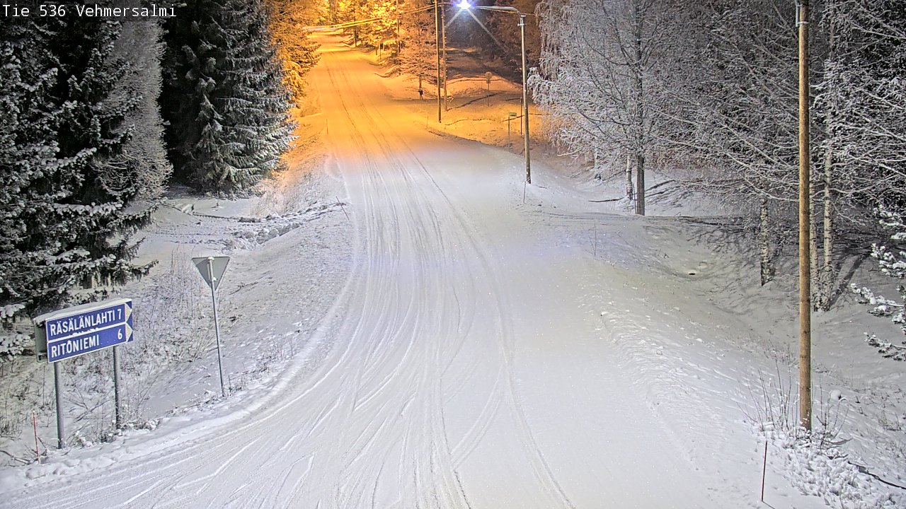 Kelikamerat Kuva Tie 536 Kuopio, Vehmersalmi, Kuopio, Pohjois-Savo