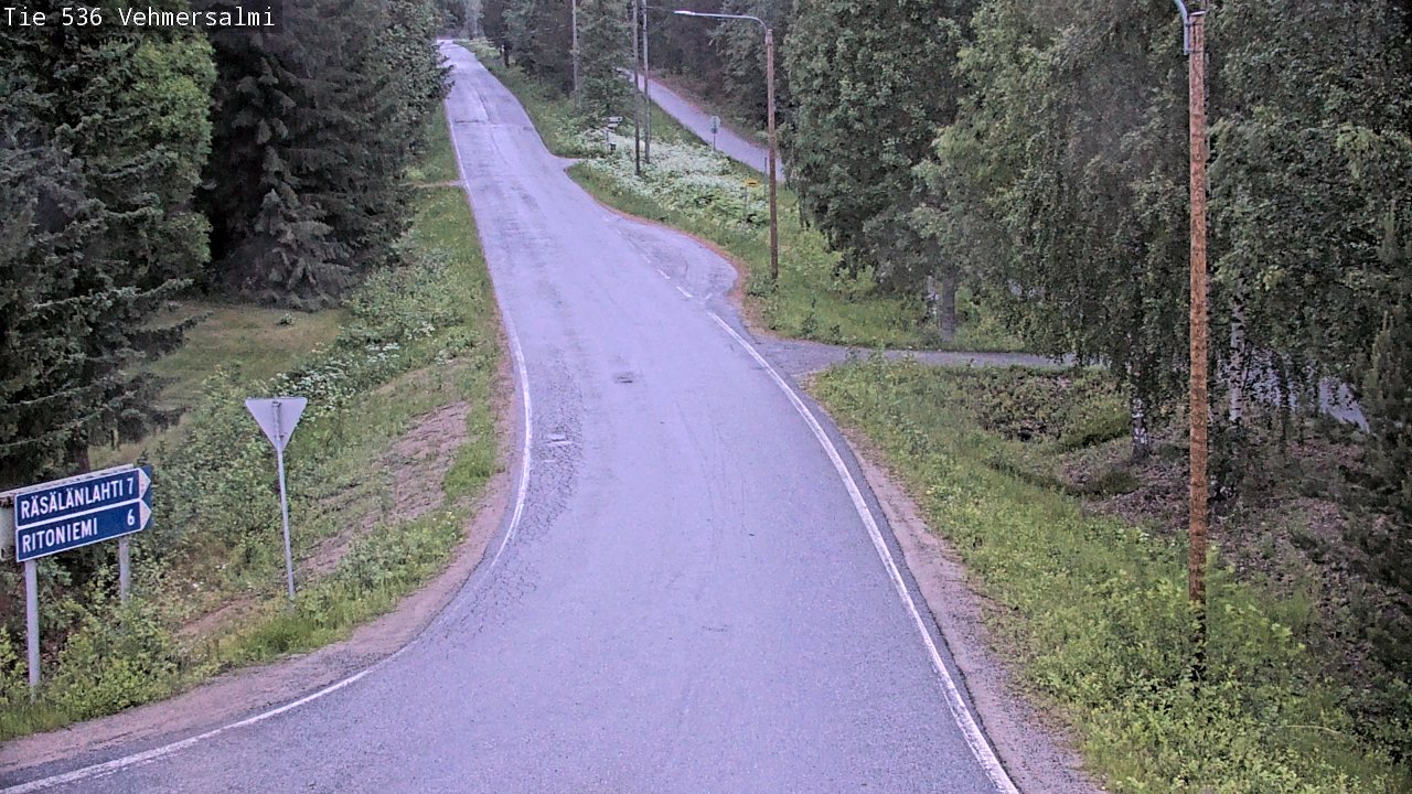 Kelikamerat Kuva Tie 536 Kuopio, Vehmersalmi, Kuopio, Pohjois-Savo