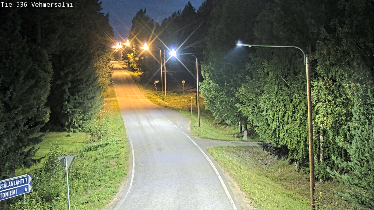 Kelikamerat Kuva Tie 536 Kuopio, Vehmersalmi, Kuopio, Pohjois-Savo