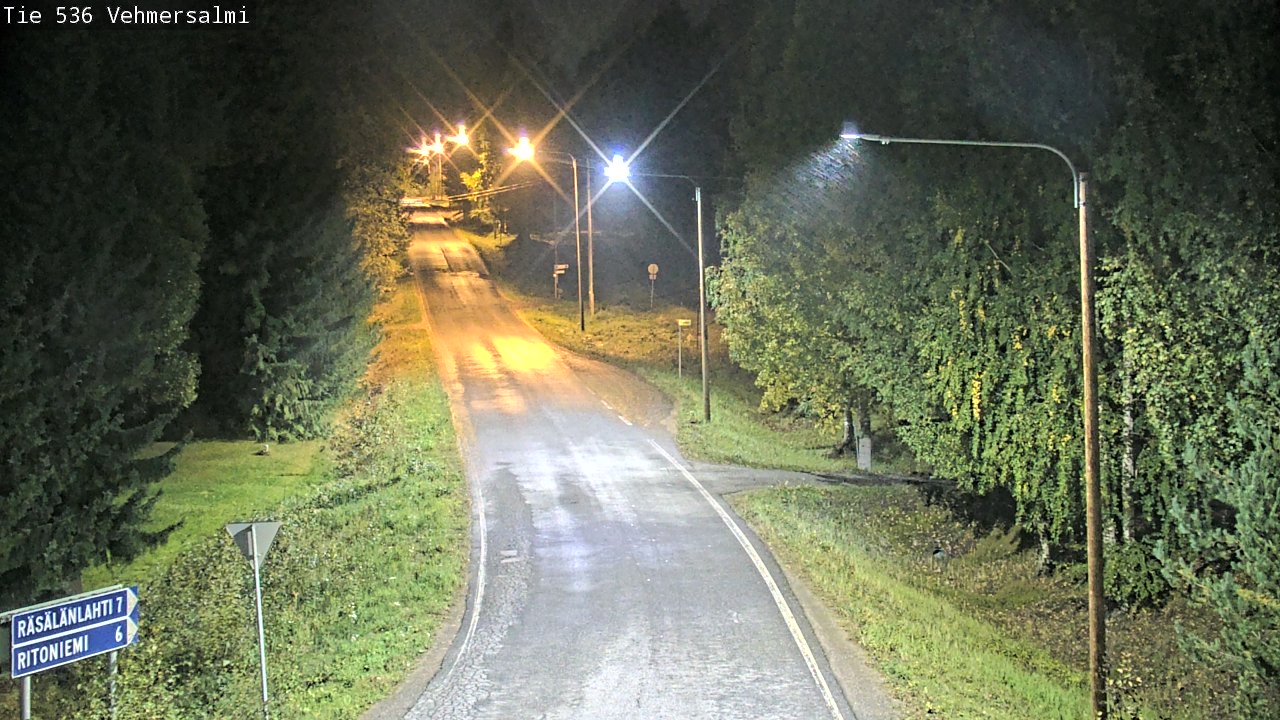 Weather Camera Image Road 536 Kuopio, Vehmersalmi, Kuopio, Pohjois-Savo