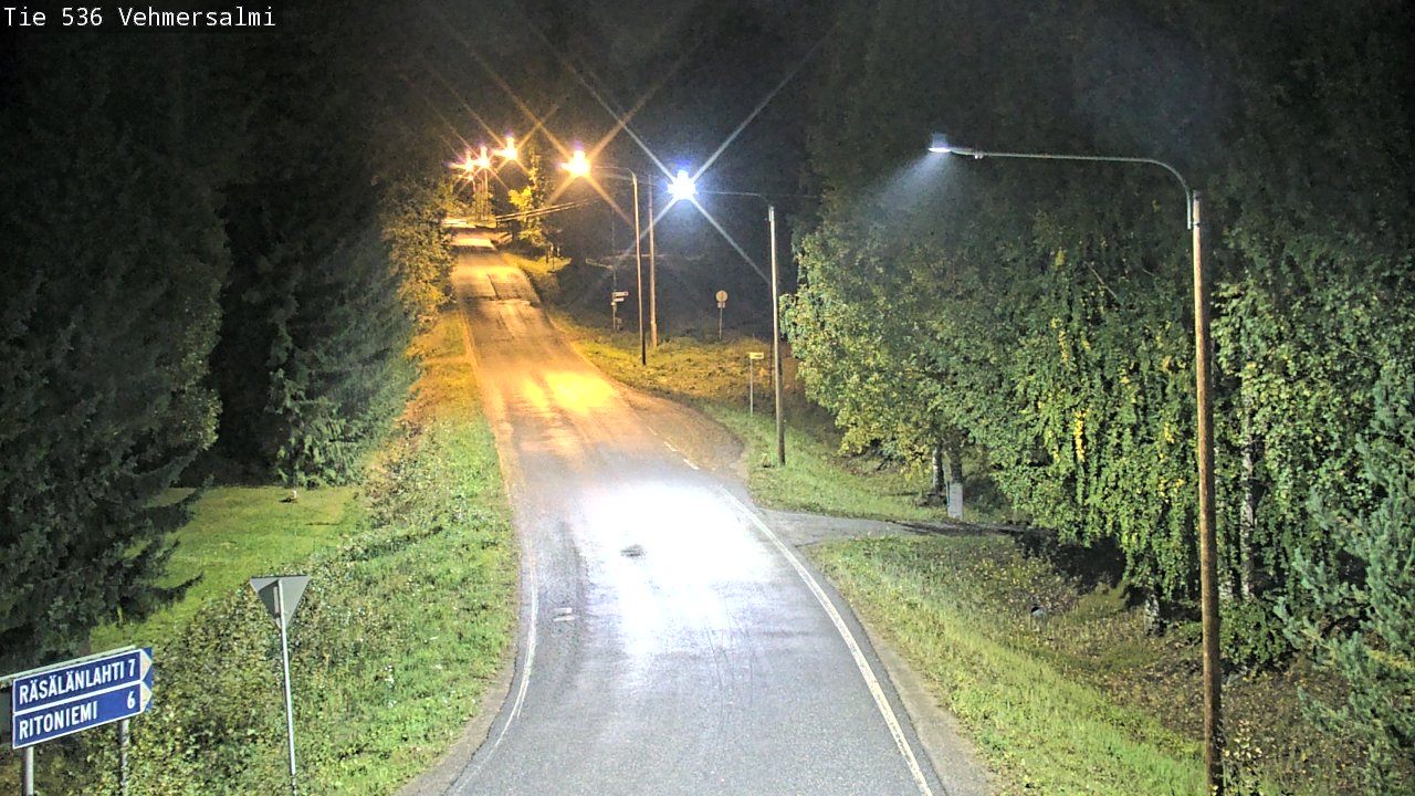 Weather Camera Image Road 536 Kuopio, Vehmersalmi, Kuopio, Pohjois-Savo