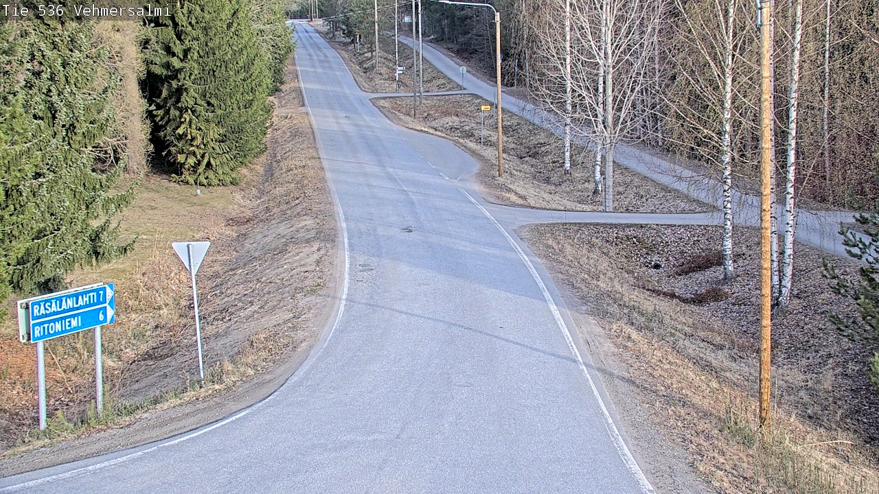 Kelikamerat Kuva Tie 536 Kuopio, Vehmersalmi, Kuopio, Pohjois-Savo