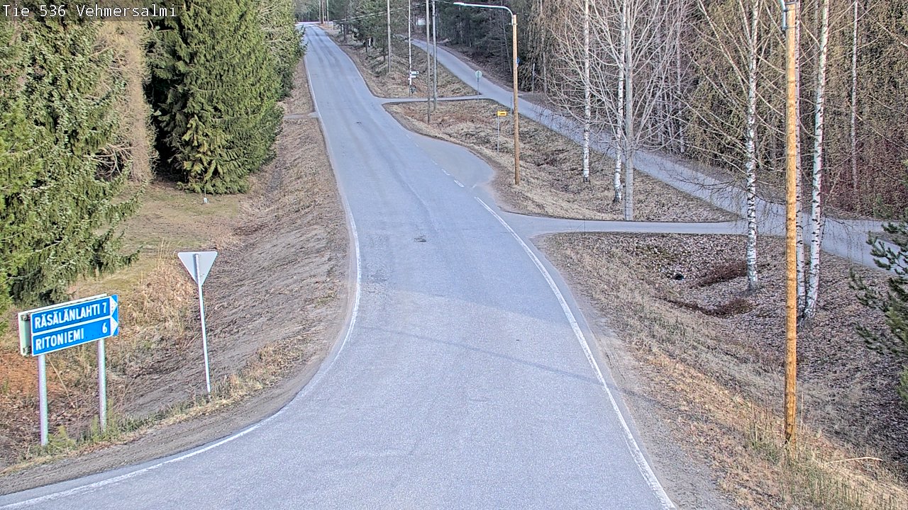 Kelikamerat Kuva Tie 536 Kuopio, Vehmersalmi, Kuopio, Pohjois-Savo