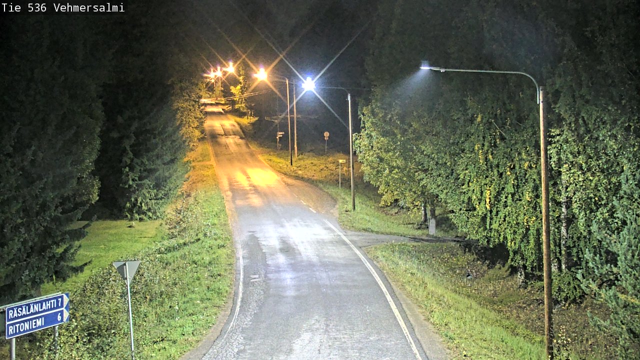 Weather Camera Image Road 536 Kuopio, Vehmersalmi, Kuopio, Pohjois-Savo
