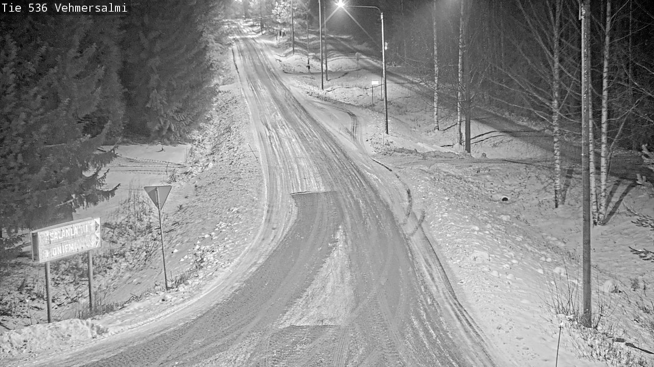 Weather Camera Image Road 536 Kuopio, Vehmersalmi, Kuopio, Pohjois-Savo