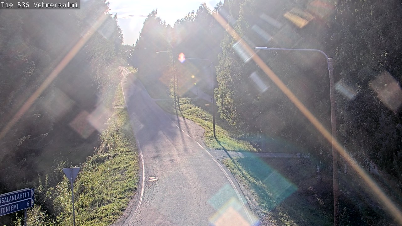 Kelikamerat Kuva Tie 536 Kuopio, Vehmersalmi, Kuopio, Pohjois-Savo