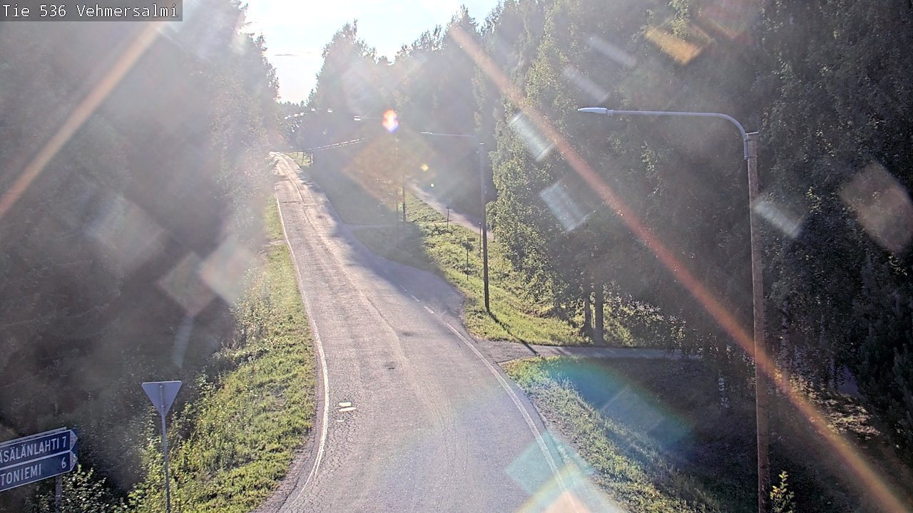 Kelikamerat Kuva Tie 536 Kuopio, Vehmersalmi, Kuopio, Pohjois-Savo