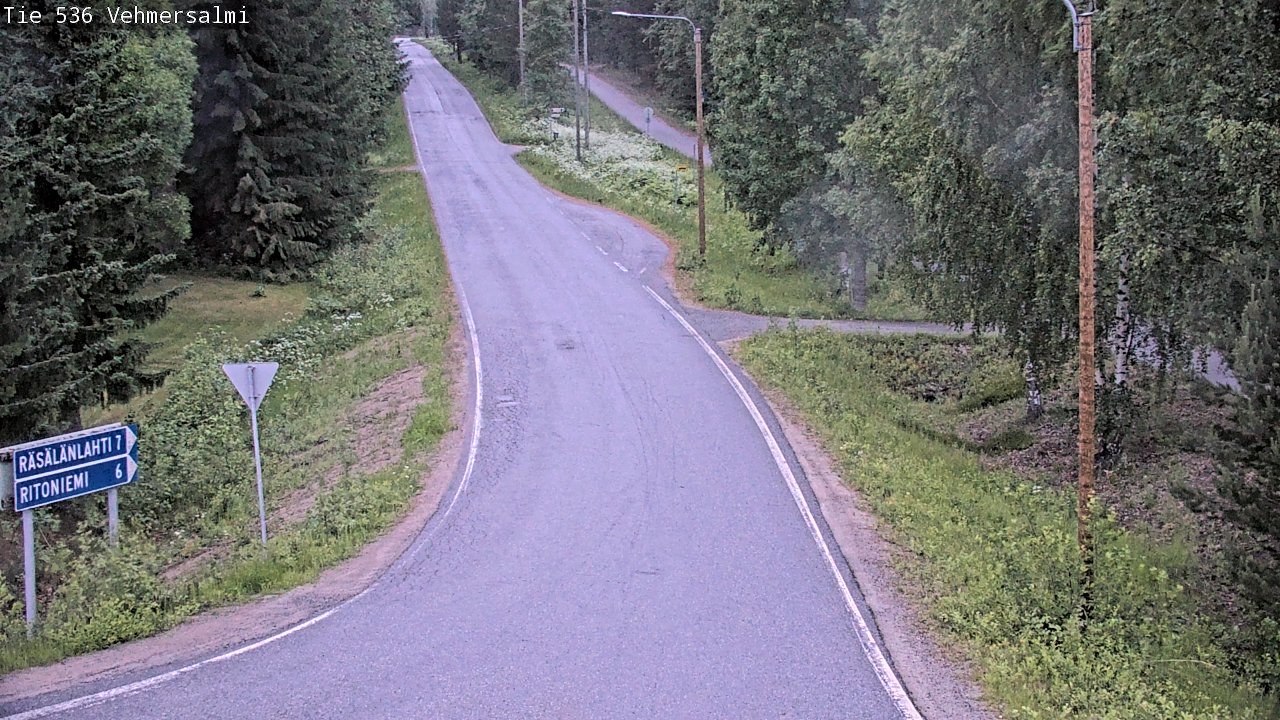 Kelikamerat Kuva Tie 536 Kuopio, Vehmersalmi, Kuopio, Pohjois-Savo