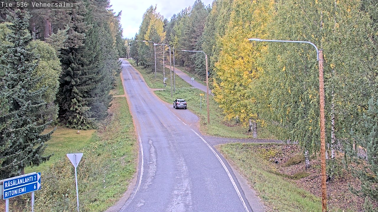 Kelikamerat Kuva Tie 536 Kuopio, Vehmersalmi, Kuopio, Pohjois-Savo