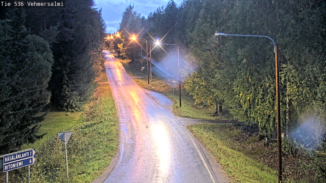 Weather Camera Image Road 536 Kuopio, Vehmersalmi, Kuopio, Pohjois-Savo