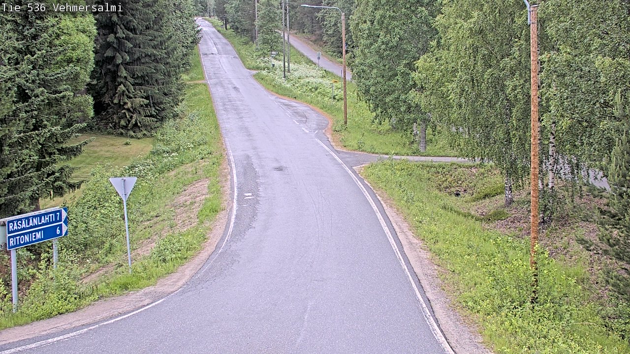 Kelikamerat Kuva Tie 536 Kuopio, Vehmersalmi, Kuopio, Pohjois-Savo