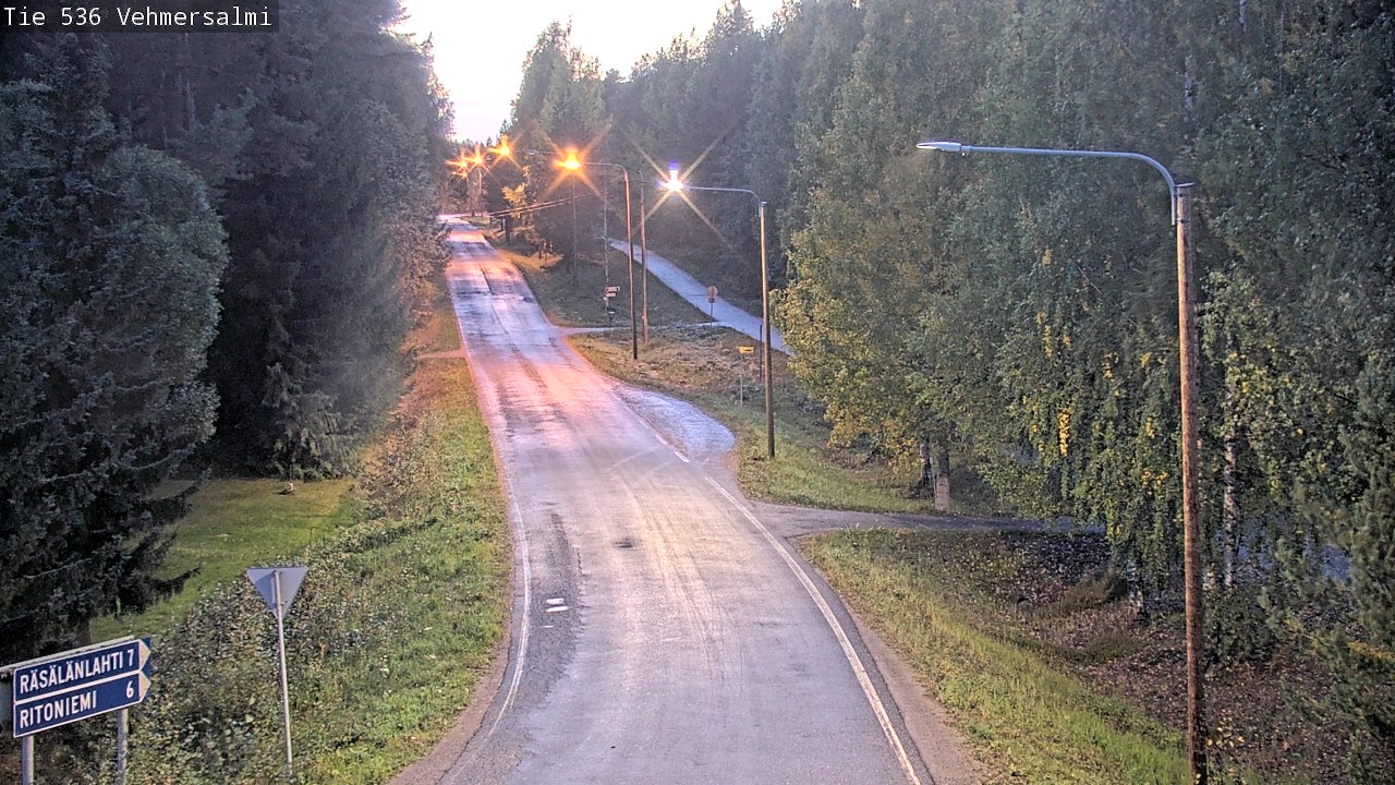Weather Camera Image Road 536 Kuopio, Vehmersalmi, Kuopio, Pohjois-Savo