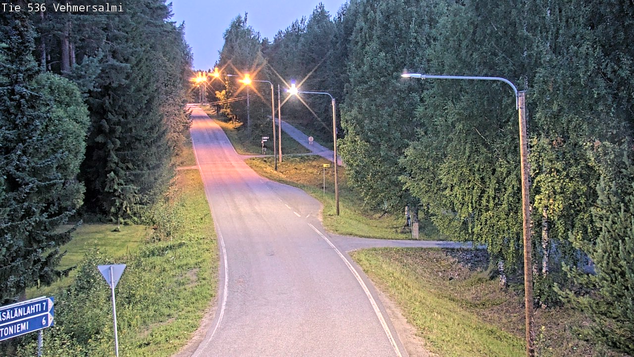 Kelikamerat Kuva Tie 536 Kuopio, Vehmersalmi, Kuopio, Pohjois-Savo