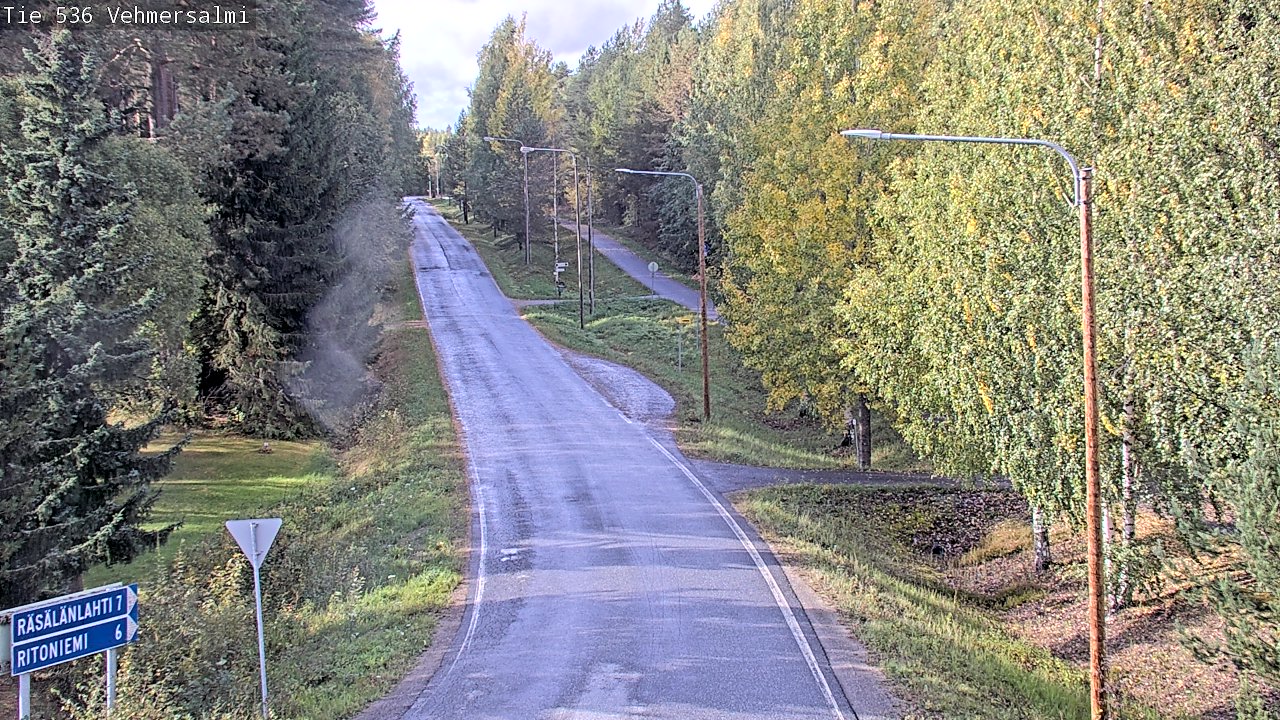Weather Camera Image Road 536 Kuopio, Vehmersalmi, Kuopio, Pohjois-Savo