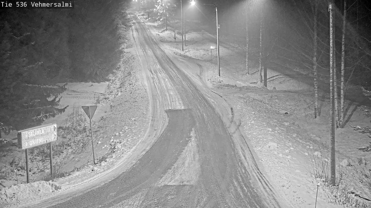 Weather Camera Image Road 536 Kuopio, Vehmersalmi, Kuopio, Pohjois-Savo