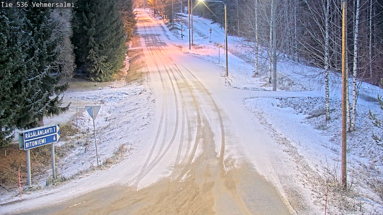 Kelikamerat Kuva Tie 536 Kuopio, Vehmersalmi, Kuopio, Pohjois-Savo