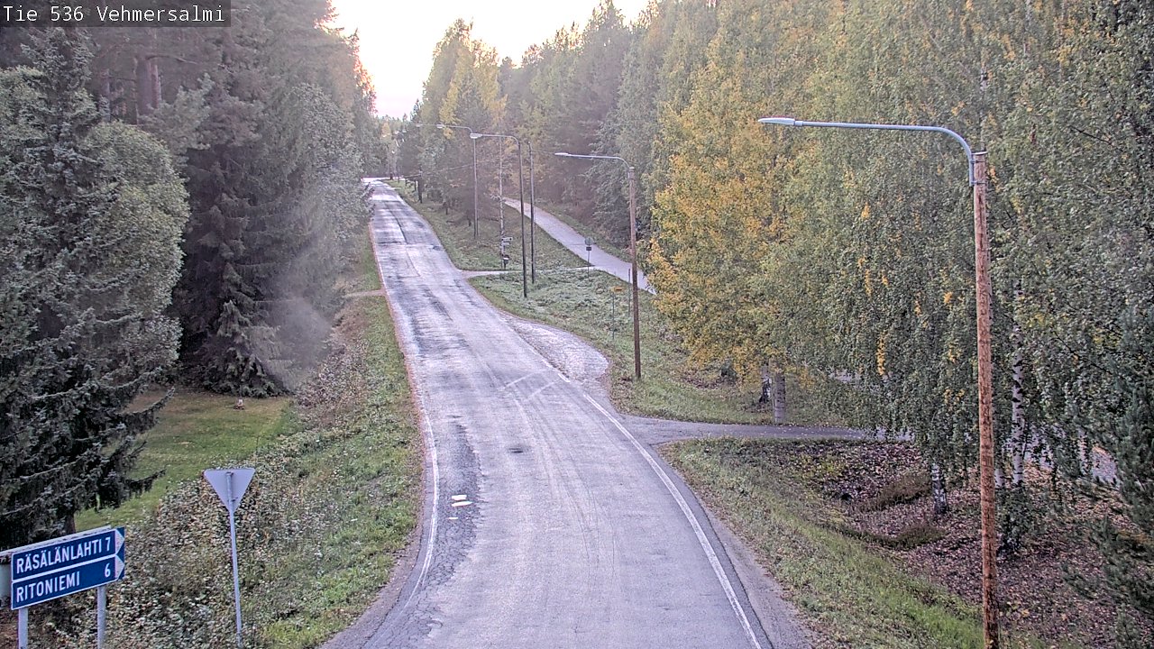 Weather Camera Image Road 536 Kuopio, Vehmersalmi, Kuopio, Pohjois-Savo