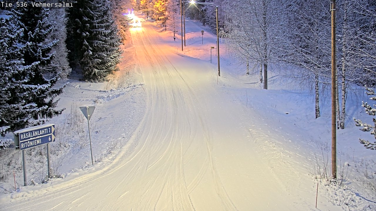 Kelikamerat Kuva Tie 536 Kuopio, Vehmersalmi, Kuopio, Pohjois-Savo