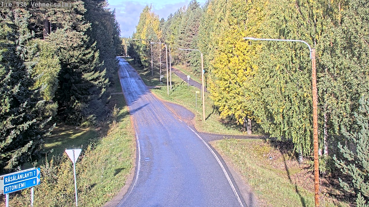 Weather Camera Image Road 536 Kuopio, Vehmersalmi, Kuopio, Pohjois-Savo