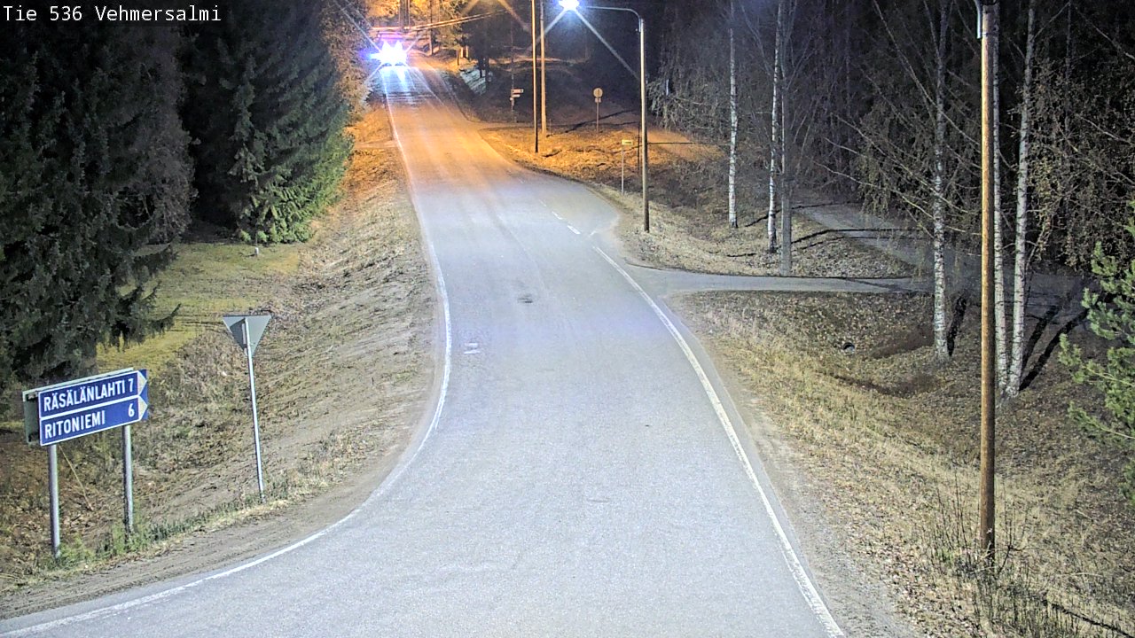 Weather Camera Image Road 536 Kuopio, Vehmersalmi, Kuopio, Pohjois-Savo