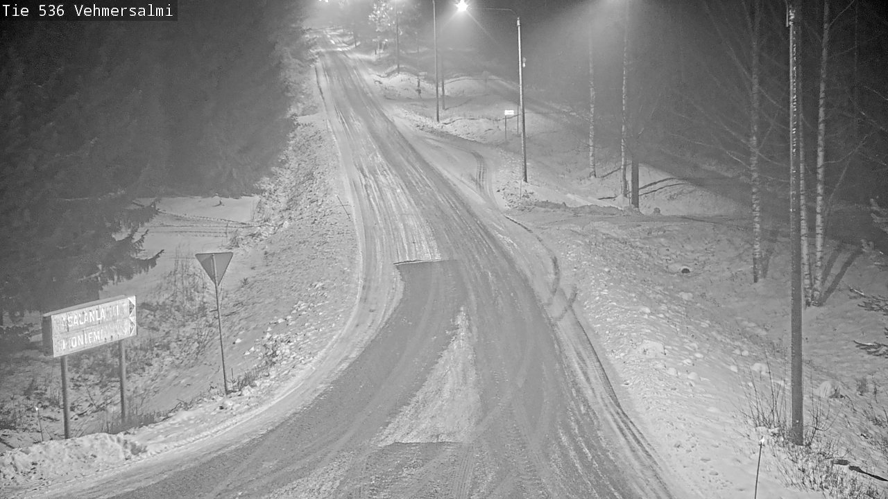Weather Camera Image Road 536 Kuopio, Vehmersalmi, Kuopio, Pohjois-Savo