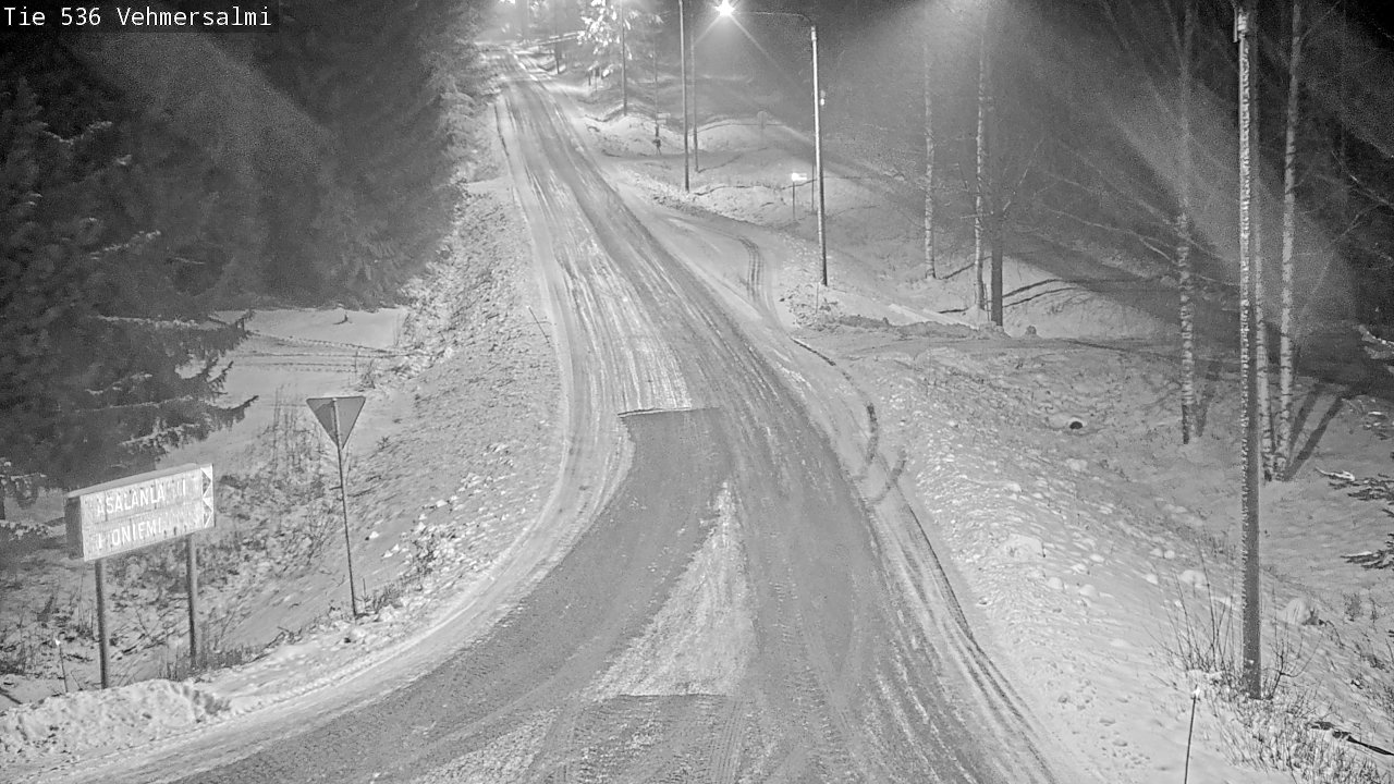 Weather Camera Image Road 536 Kuopio, Vehmersalmi, Kuopio, Pohjois-Savo
