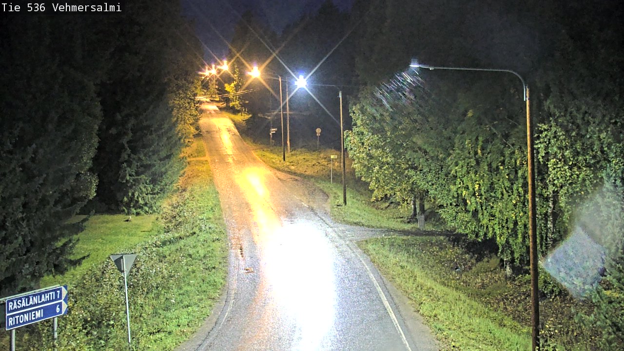 Weather Camera Image Road 536 Kuopio, Vehmersalmi, Kuopio, Pohjois-Savo