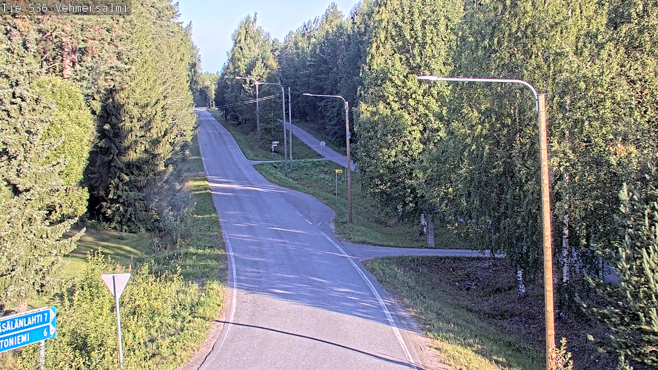 Weather Camera Image Road 536 Kuopio, Vehmersalmi, Kuopio, Pohjois-Savo