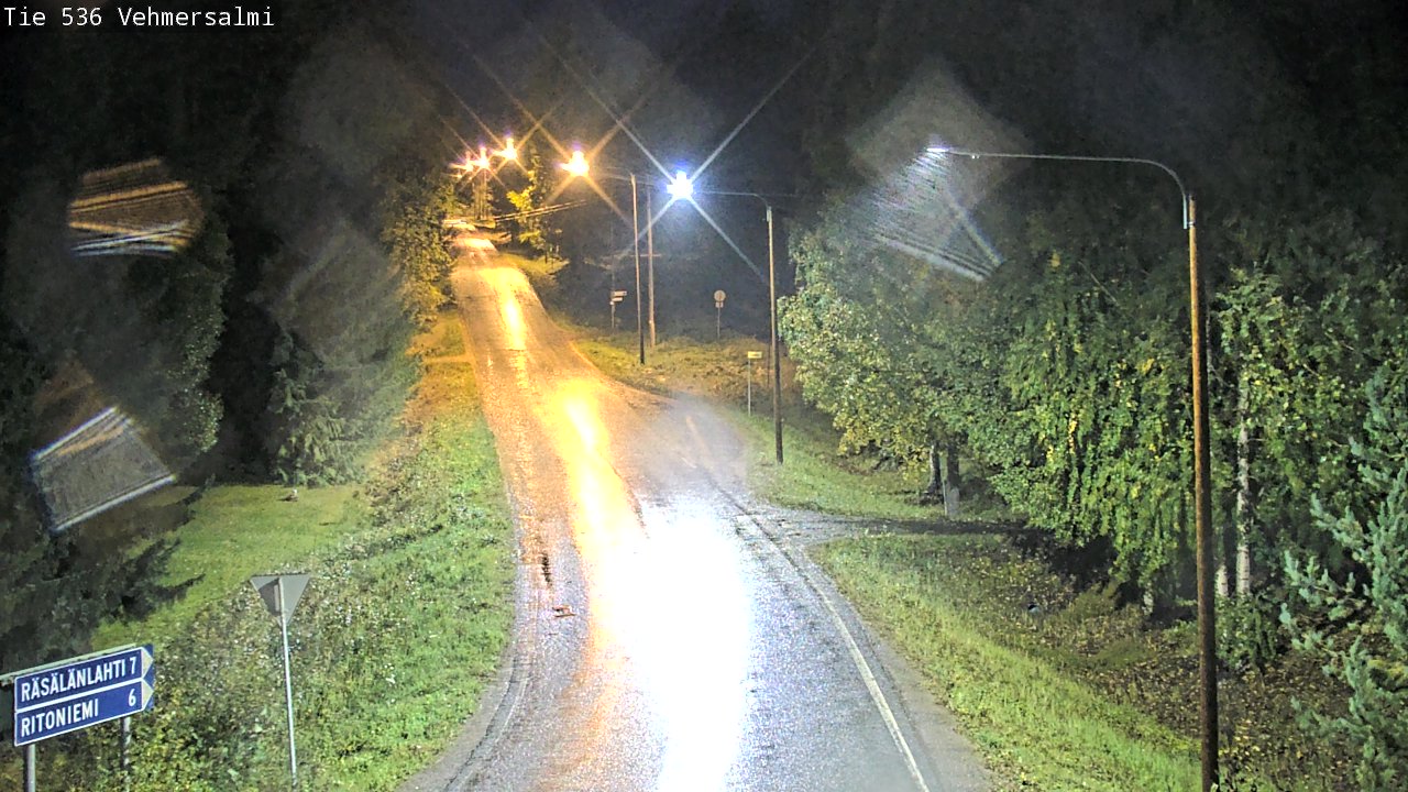 Weather Camera Image Road 536 Kuopio, Vehmersalmi, Kuopio, Pohjois-Savo