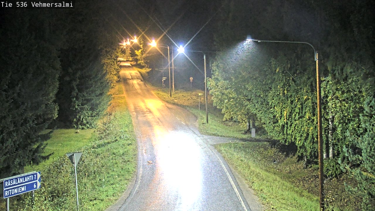 Weather Camera Image Road 536 Kuopio, Vehmersalmi, Kuopio, Pohjois-Savo