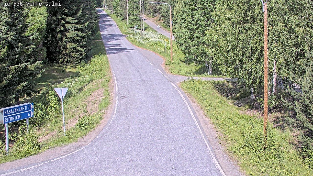 Kelikamerat Kuva Tie 536 Kuopio, Vehmersalmi, Kuopio, Pohjois-Savo