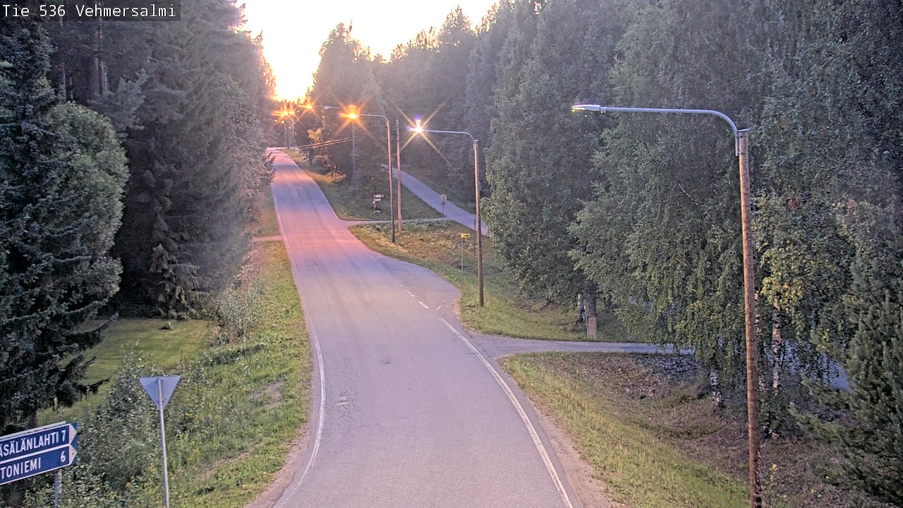 Kelikamerat Kuva Tie 536 Kuopio, Vehmersalmi, Kuopio, Pohjois-Savo