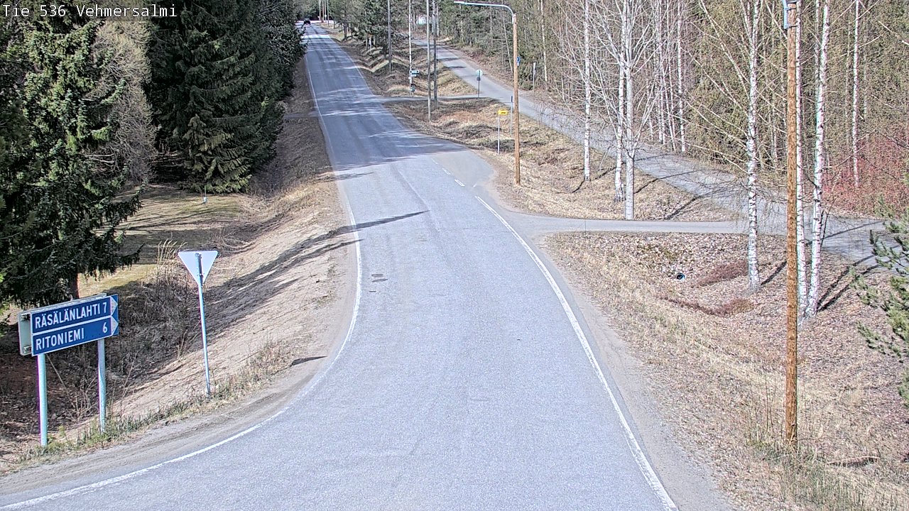Kelikamerat Kuva Tie 536 Kuopio, Vehmersalmi, Kuopio, Pohjois-Savo