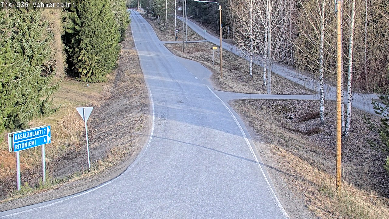Kelikamerat Kuva Tie 536 Kuopio, Vehmersalmi, Kuopio, Pohjois-Savo