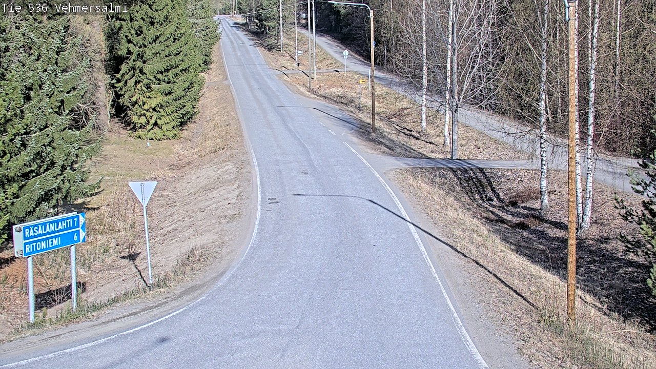 Kelikamerat Kuva Tie 536 Kuopio, Vehmersalmi, Kuopio, Pohjois-Savo