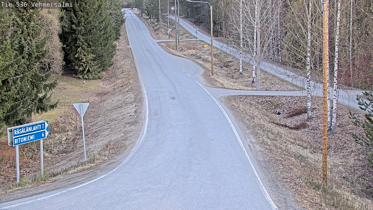 Kelikamerat Kuva Tie 536 Kuopio, Vehmersalmi, Kuopio, Pohjois-Savo