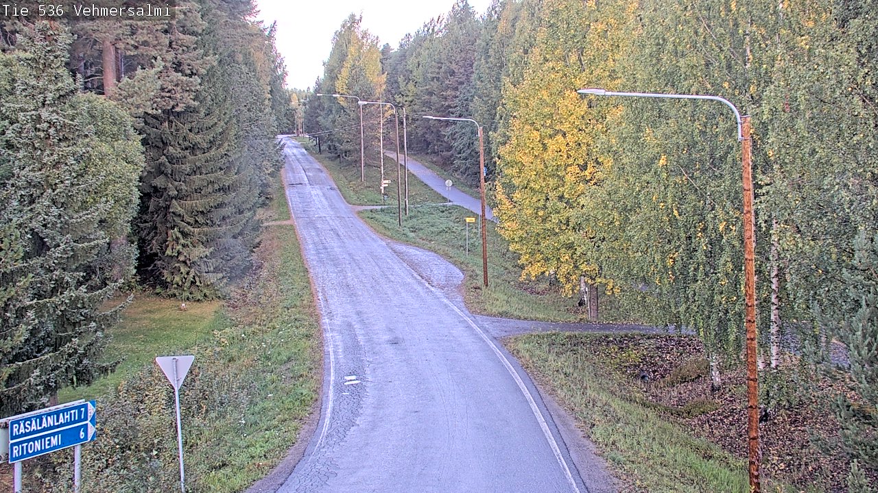 Weather Camera Image Road 536 Kuopio, Vehmersalmi, Kuopio, Pohjois-Savo
