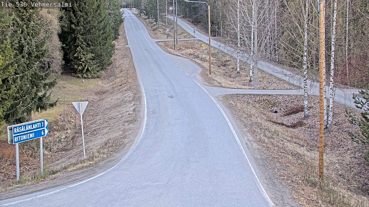 Kelikamerat Kuva Tie 536 Kuopio, Vehmersalmi, Kuopio, Pohjois-Savo