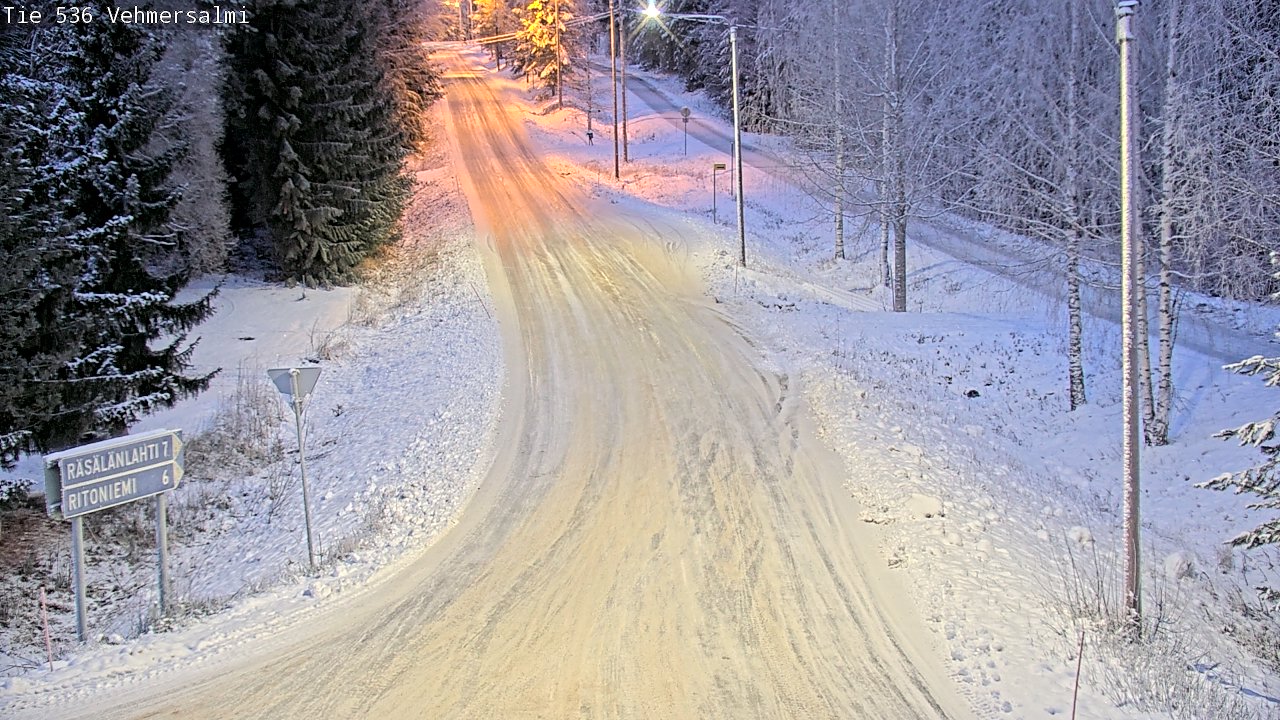 Kelikamerat Kuva Tie 536 Kuopio, Vehmersalmi, Kuopio, Pohjois-Savo