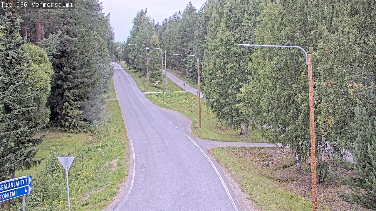 Weather Camera Image Road 536 Kuopio, Vehmersalmi, Kuopio, Pohjois-Savo