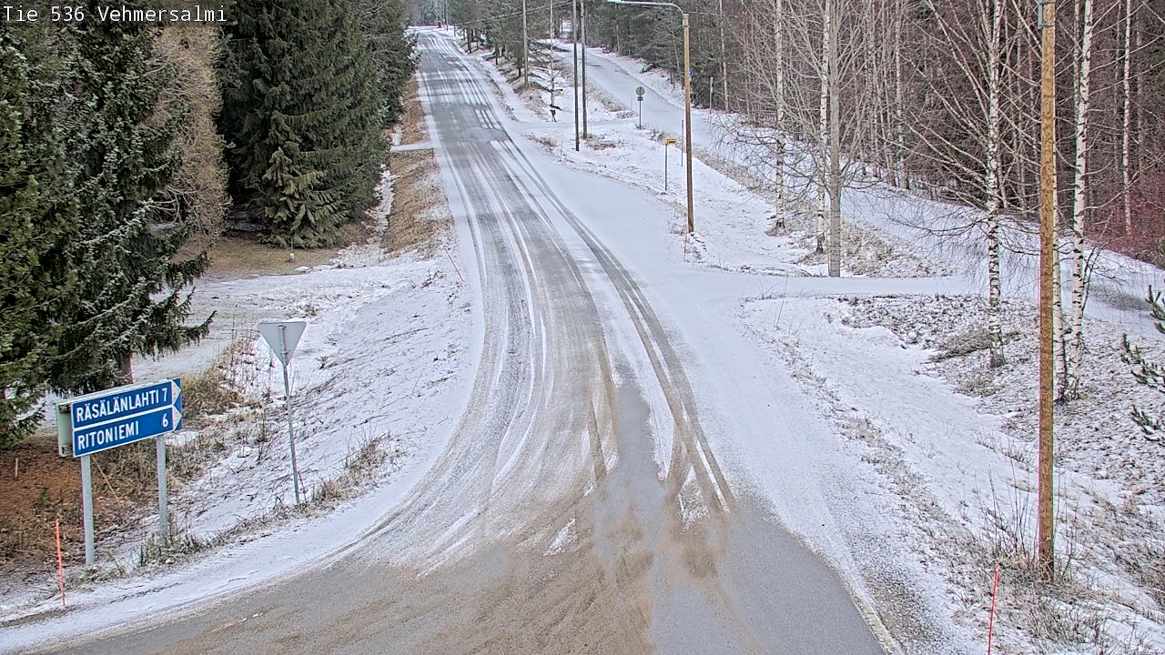 Kelikamerat Kuva Tie 536 Kuopio, Vehmersalmi, Kuopio, Pohjois-Savo