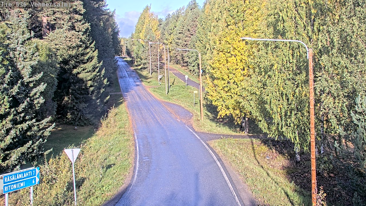 Weather Camera Image Road 536 Kuopio, Vehmersalmi, Kuopio, Pohjois-Savo