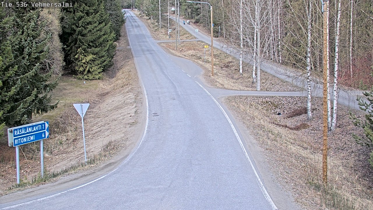 Kelikamerat Kuva Tie 536 Kuopio, Vehmersalmi, Kuopio, Pohjois-Savo