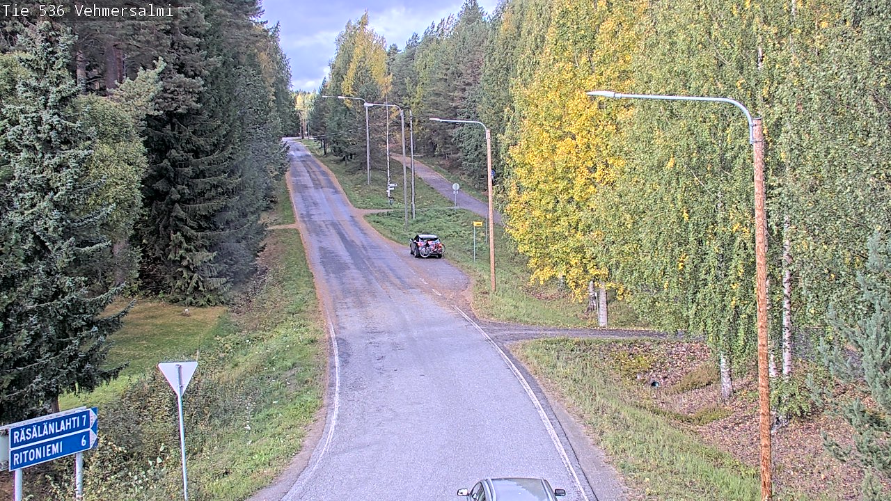 Weather Camera Image Road 536 Kuopio, Vehmersalmi, Kuopio, Pohjois-Savo