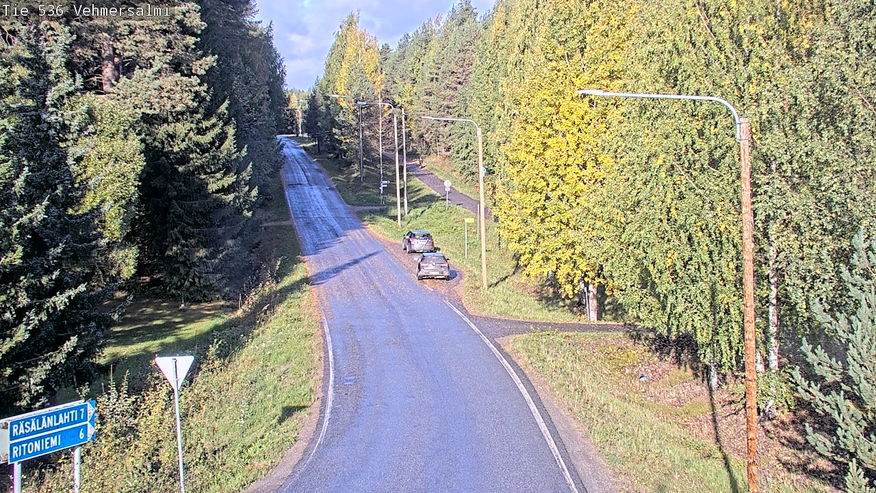 Weather Camera Image Road 536 Kuopio, Vehmersalmi, Kuopio, Pohjois-Savo