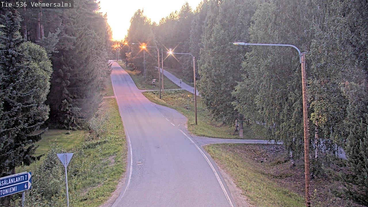 Kelikamerat Kuva Tie 536 Kuopio, Vehmersalmi, Kuopio, Pohjois-Savo